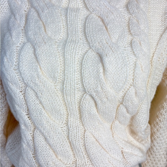 ⭐️SHEIN White Cable Knit Sweater Mini Dress - Picture 5 of 5